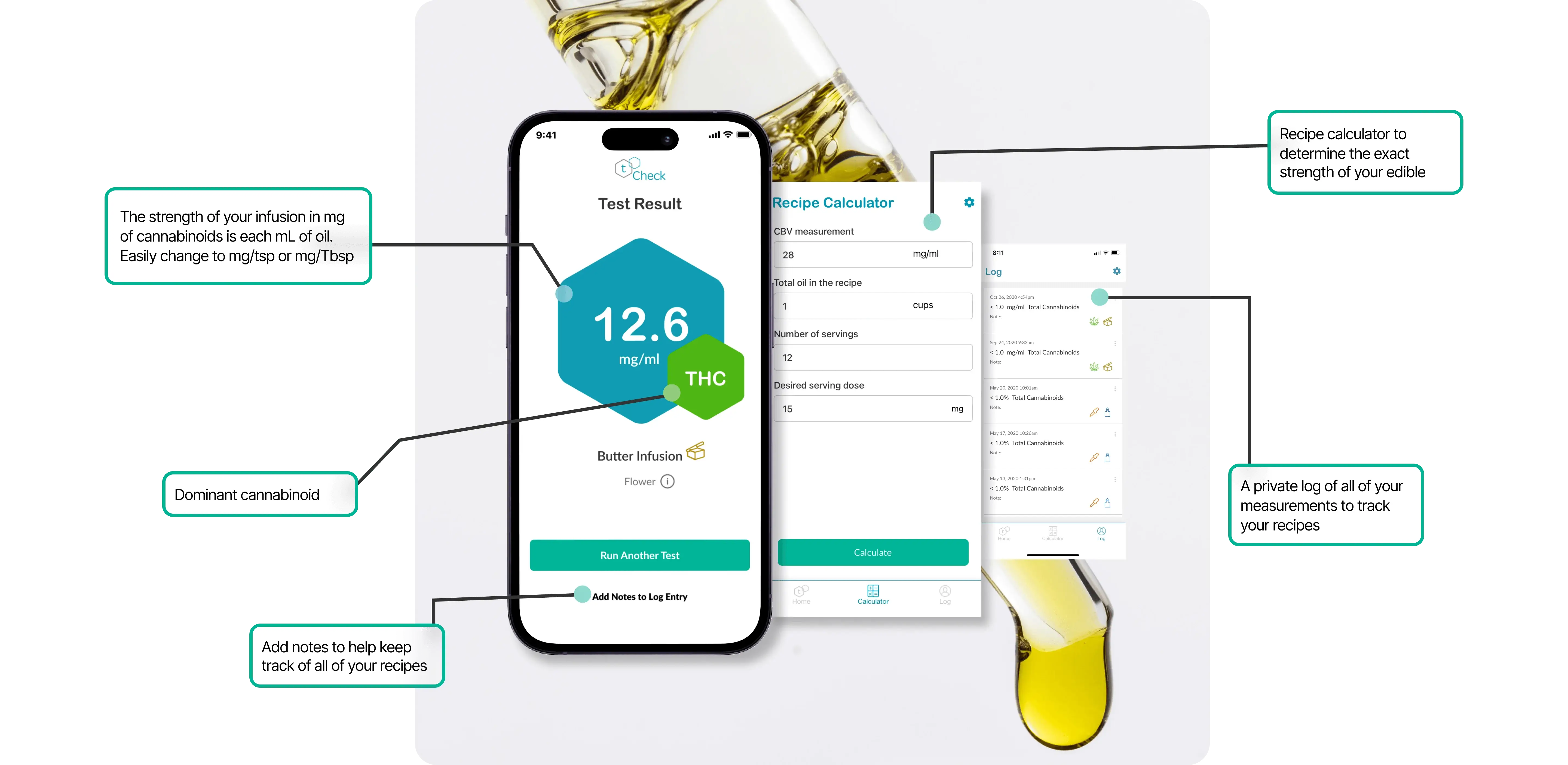 tCheck test result in mobile view
