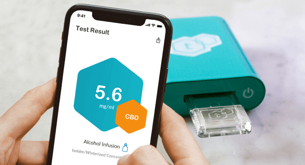 infusion test display