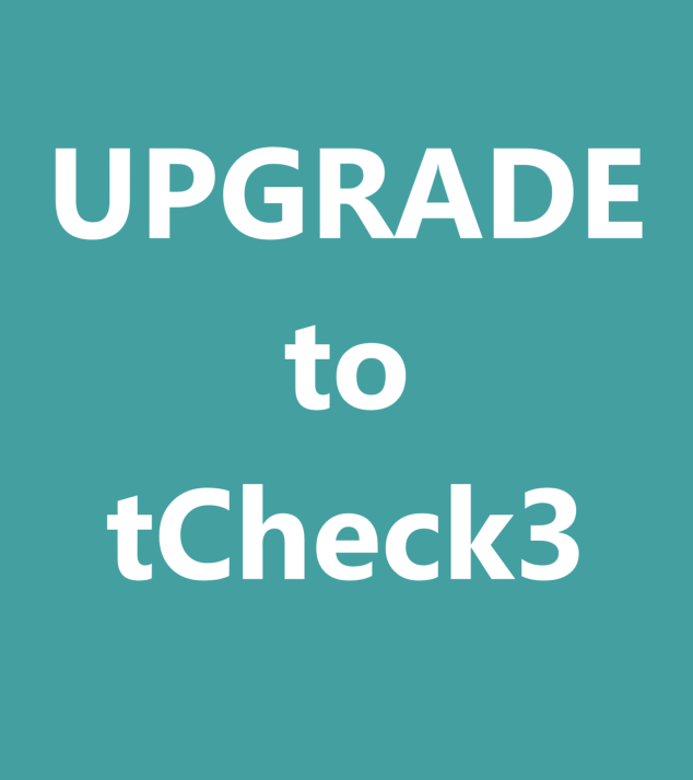 Upgrade to tCheck 3