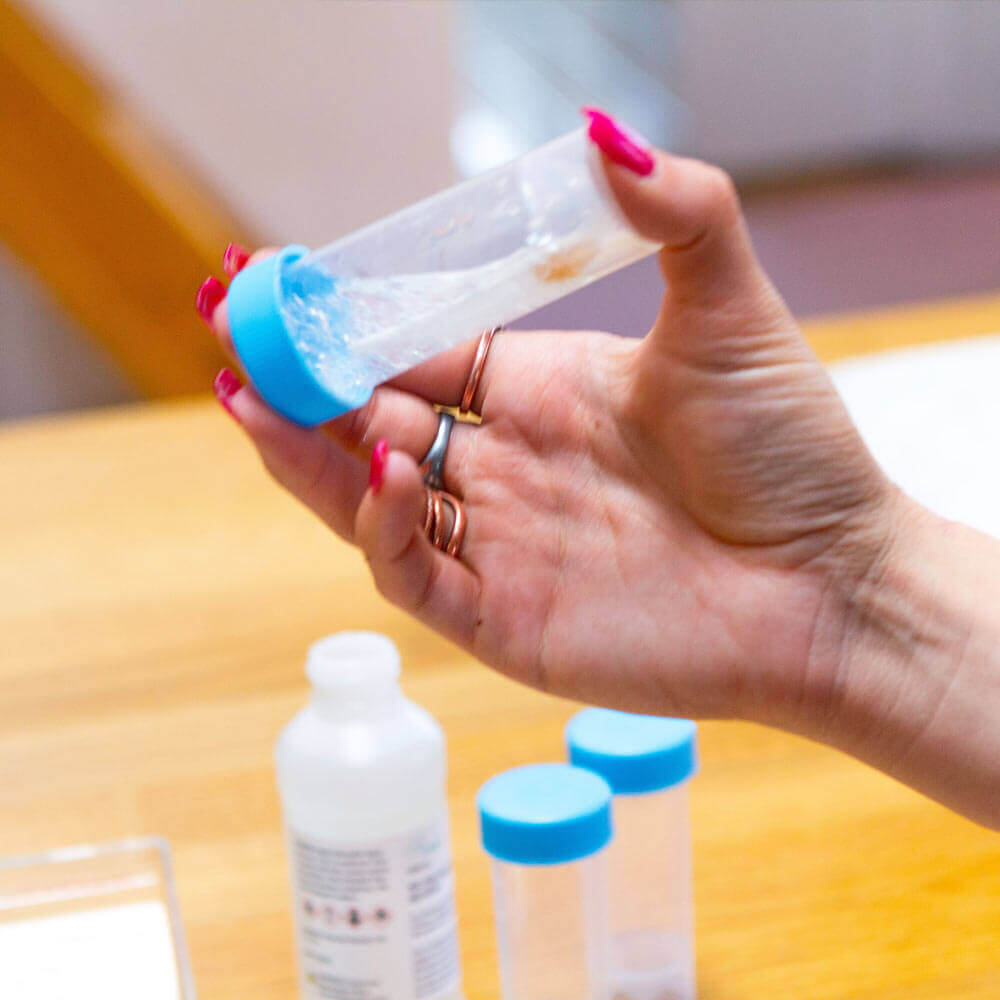 tcheck thc cbd potency tester infusion sample prep