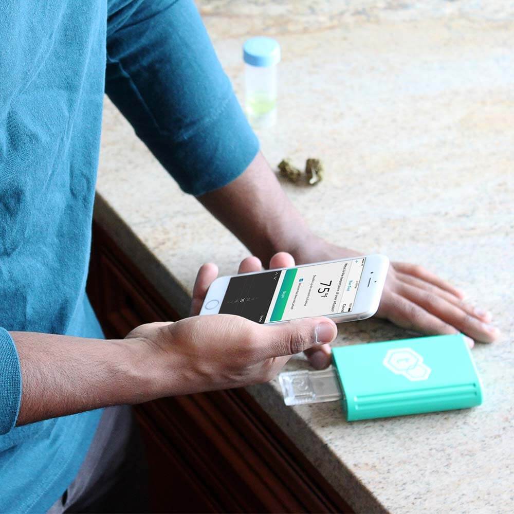 tcheck thc cbd potency tester app test