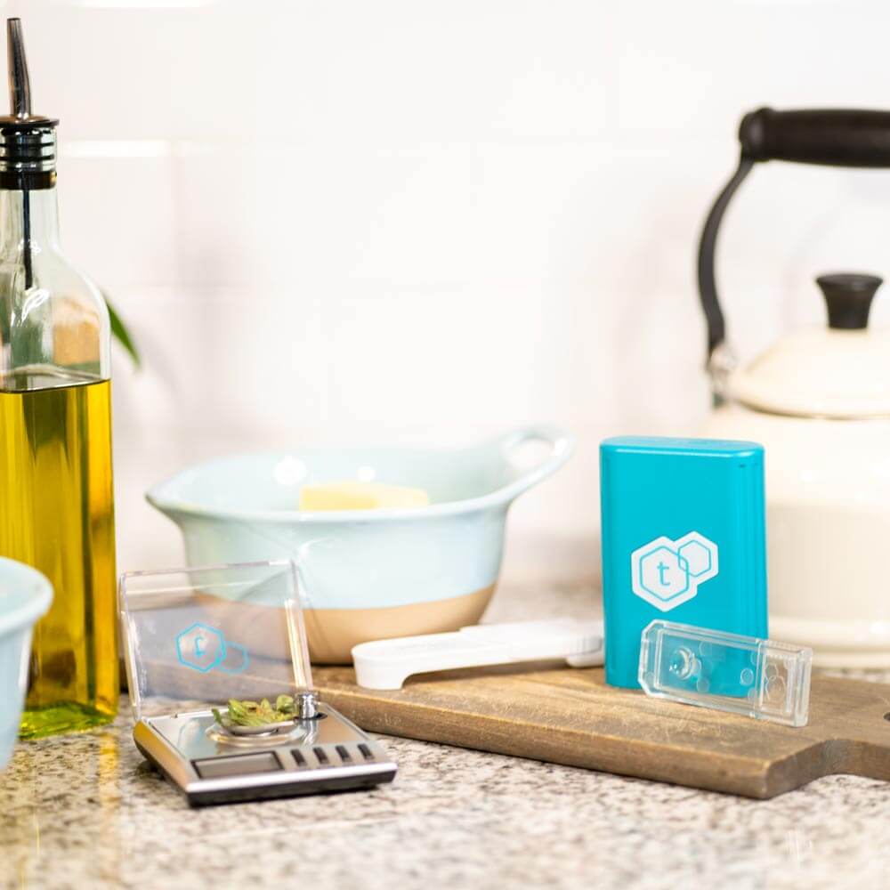 tcheck thc cbd potency tester and scale with kitchen tools