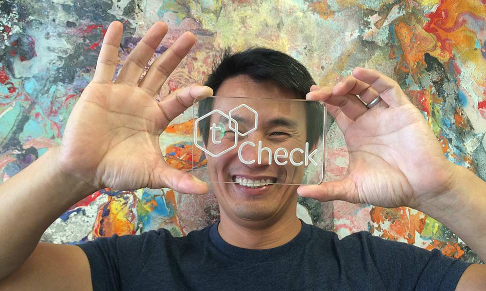 tCheck potency tester CEO Peichen Chang