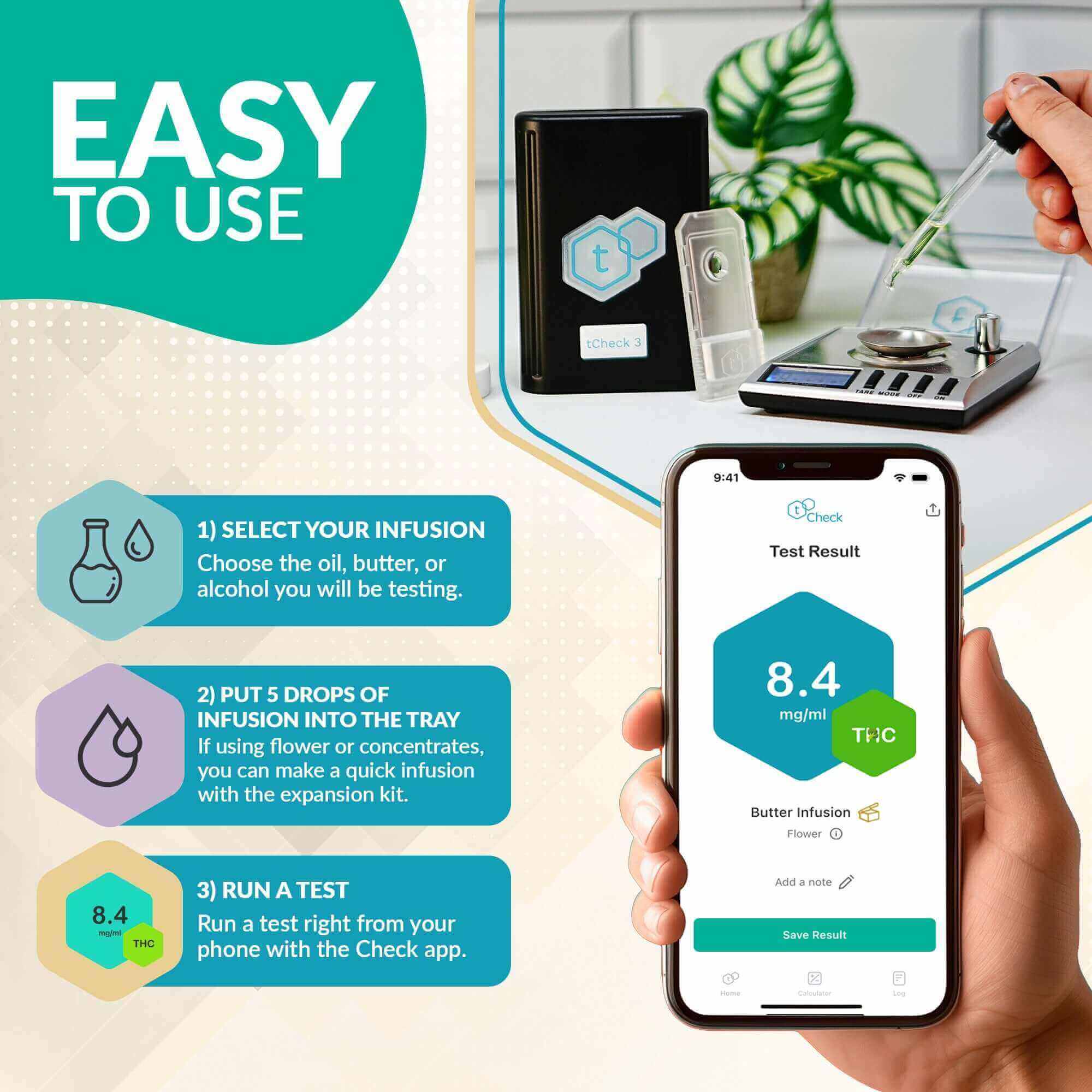 tCheck Potency Testing Plus | Test Cannabis Kit